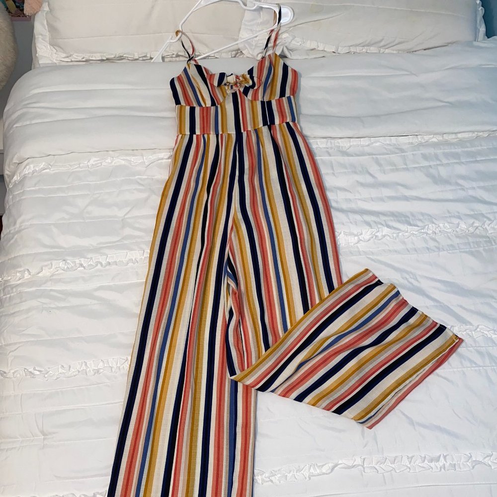 Striped Jumpsuit